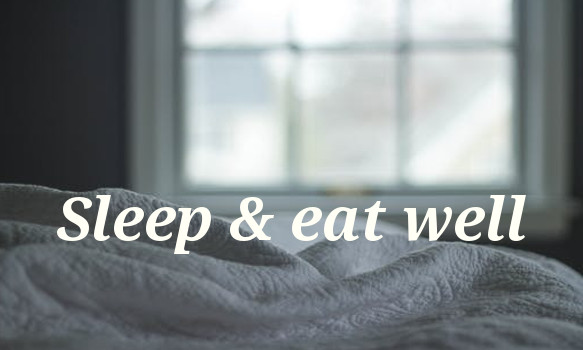 sleep and eat