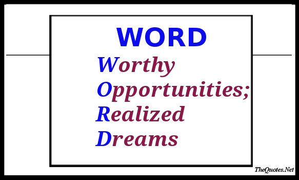 motivational acronyms