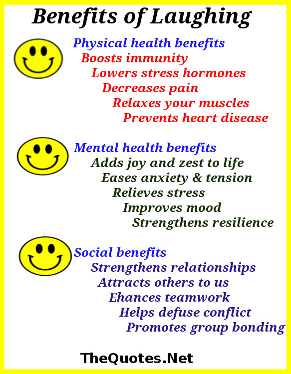 Benefits Of Laughing Thequotesnet