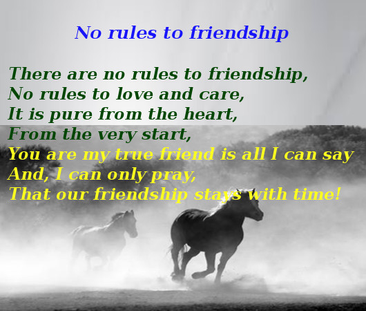 true friendship poems
