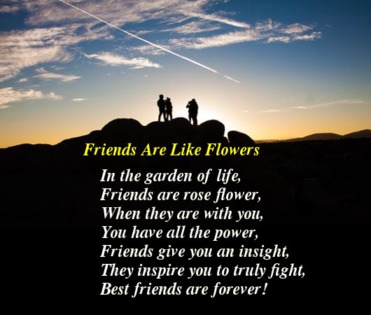 sad friendship poems best friends