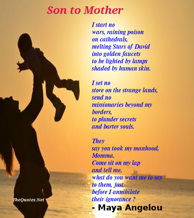 essay on poem mother to son