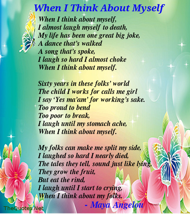 On positive thinking poem Poem About